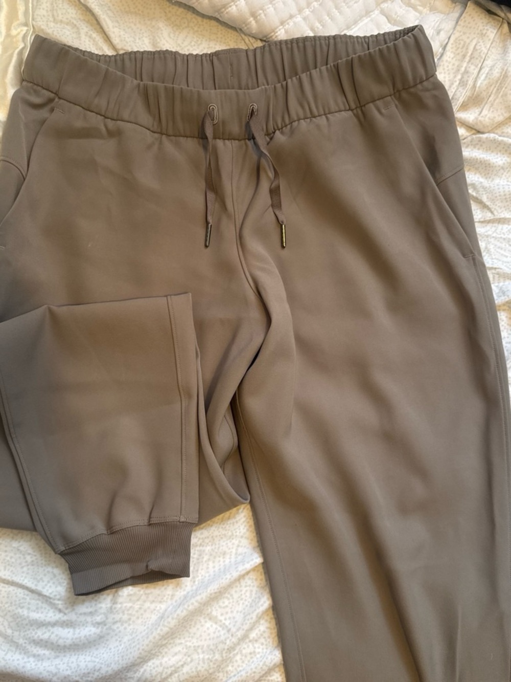 lululemon athletica Taupe Olive Track Joggers